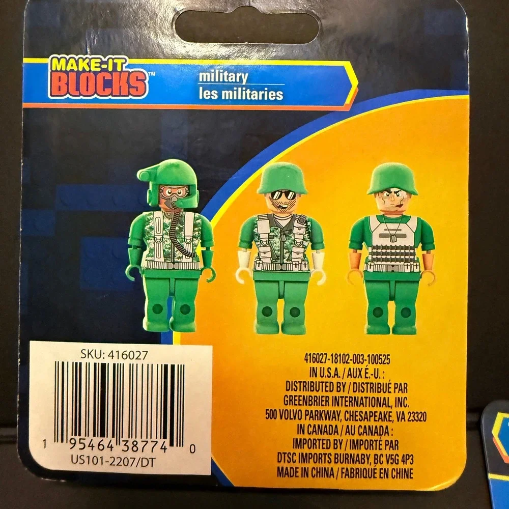 Make-It Blocks Figures Kids 15pc Multicolor NEW 5-Pack Bundle Set‎